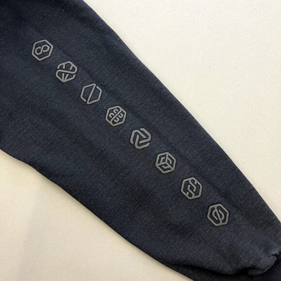 Polygon Studios Hoodie Sweatshirt Adult Small Black Tech Art Design Video Game - Picture 6 of 12